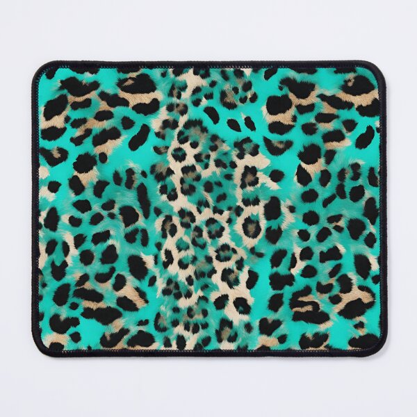 Item preview, Turquoise Teal Blue Leopard Print designed and sold by SeaStarAlex.