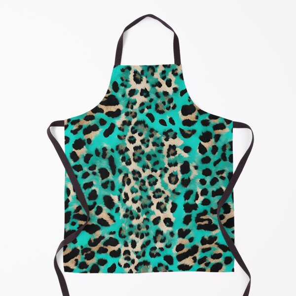Item preview, Turquoise Teal Blue Leopard Print designed and sold by SeaStarAlex.