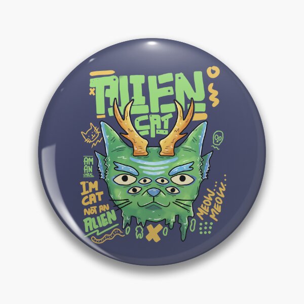 Item preview, Alien cat designed and sold by amanjabal.