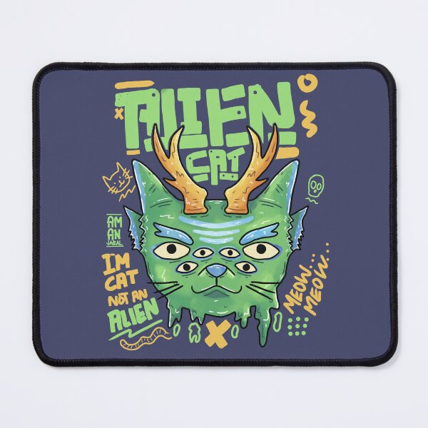 Item preview, Alien cat designed and sold by amanjabal.