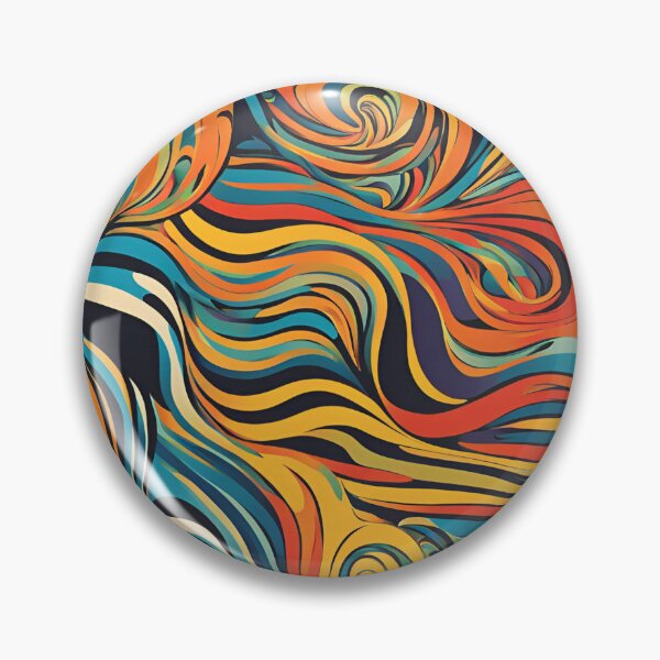 Item preview, Retro swirl pattern designed and sold by NicMacTees.