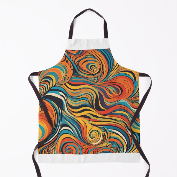 Item preview, Retro swirl pattern designed and sold by NicMacTees.