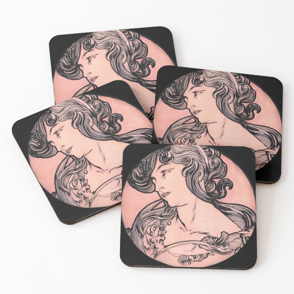 Item preview, Mucha 4 designed and sold by DeRigueur Mortis.