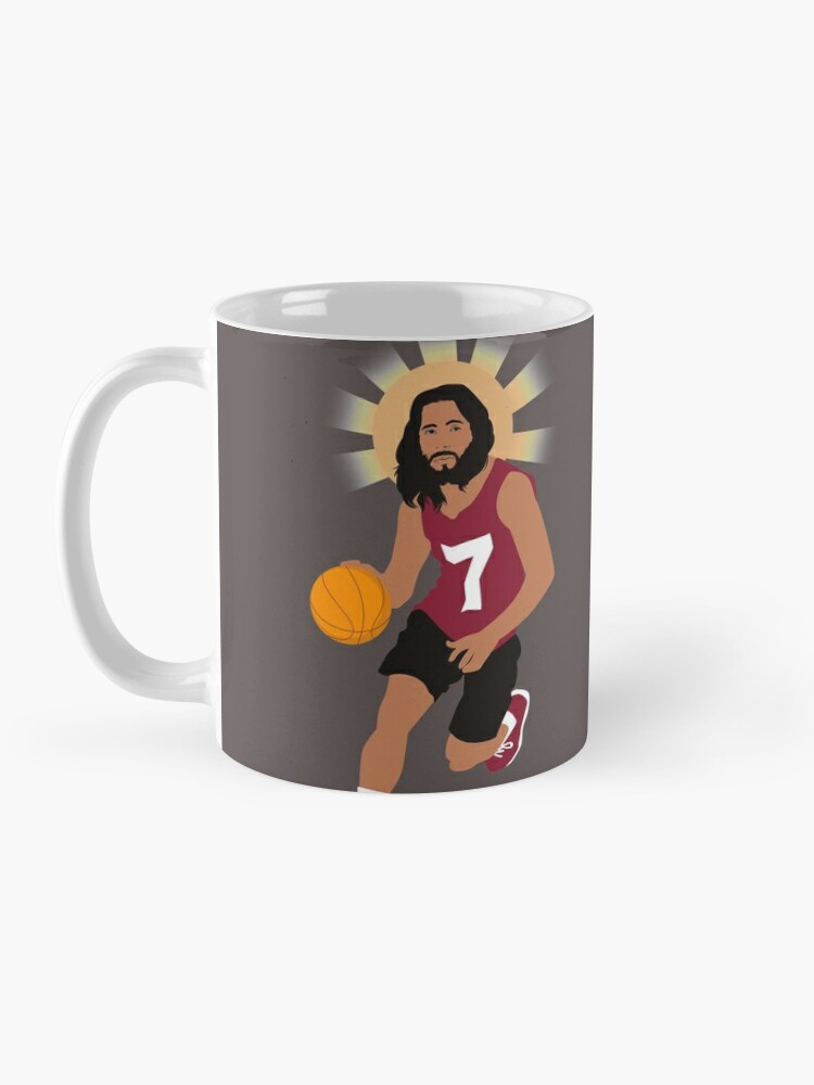 Jesus Basketball Meme Funny Ceramic Coffee Mug