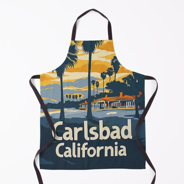 Item preview, A Vintage Travel Illustration of Carlsbad - California designed and sold by GoodOldVintage.