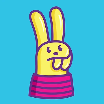 Artwork thumbnail, V-Rabbit: Victory & Rabbit by RelaxWild