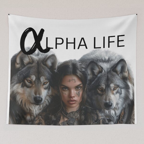 Item preview, ALPHA LIFE ALPHA GIRL LEADER OF THE WOLFPACK designed and sold by NikoDeeko.