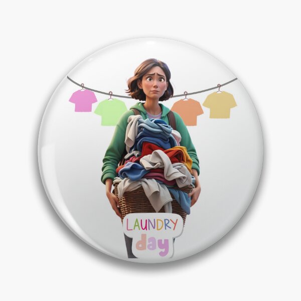 Item preview, It's Laundry Day! designed and sold by Ink And Inspire.