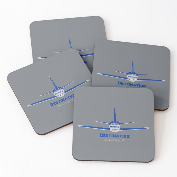 Item preview, Destination Saint Louis Missouri MO Airplane Airport Logo  designed and sold by Lartheviking.