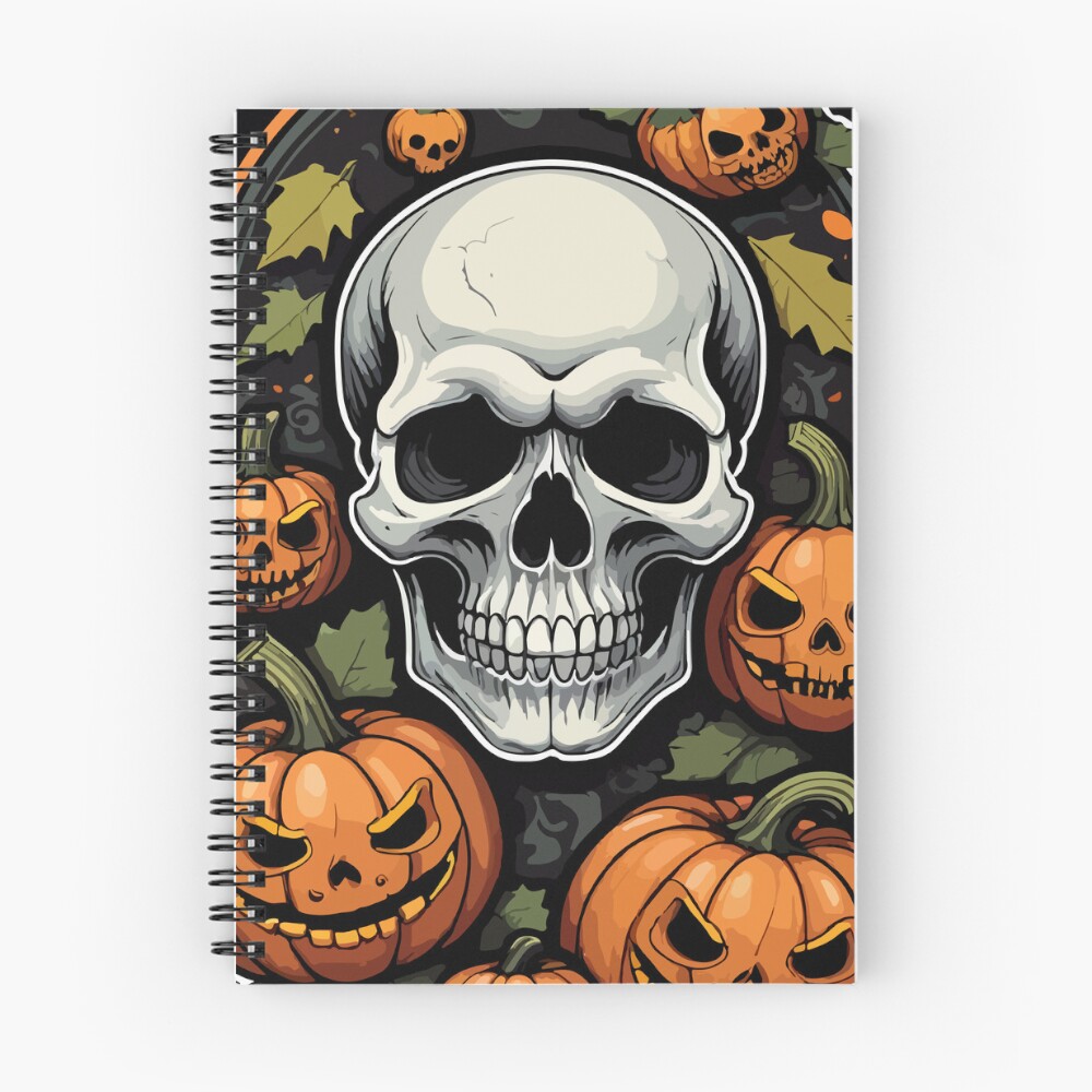 Vista previa del artículo con la obra «Cuaderno de espiral», diseñado y vendido por DistortedBrain.