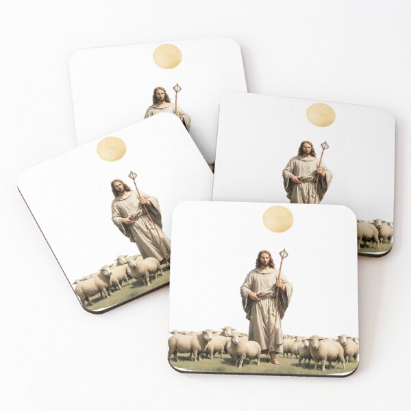 Item preview, Jesus as The Good Shepherd: Symbol of Divine Guidance and Protection designed and sold by rajasekhark.