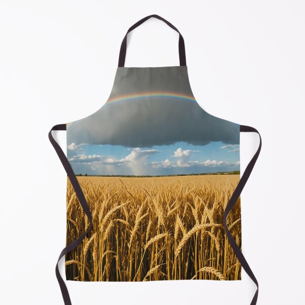 Item preview, Amber Waves of Grain Triple Rainbows designed and sold by 4FlagsCreations.