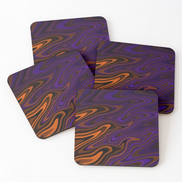 Item preview, Halloween Flames Orange and Purple Marble designed and sold by myamcd.