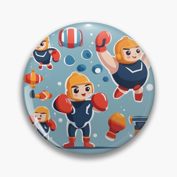 Item preview, Cute Diver Boxing Cartoon Vector Icon Illustration designed and sold by hjian8219.
