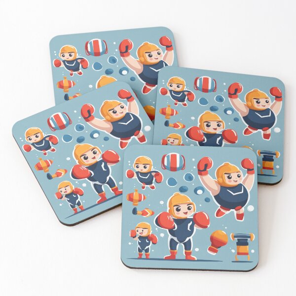 Item preview, Cute Diver Boxing Cartoon Vector Icon Illustration designed and sold by hjian8219.