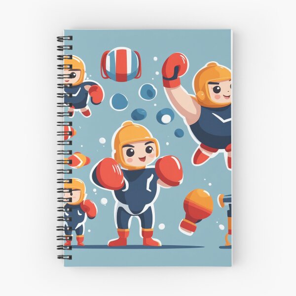 Item preview, Cute Diver Boxing Cartoon Vector Icon Illustration designed and sold by hjian8219.