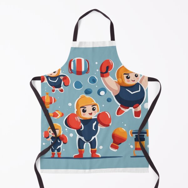 Item preview, Cute Diver Boxing Cartoon Vector Icon Illustration designed and sold by hjian8219.