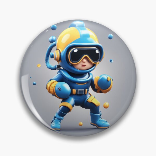Item preview, Cute Diver Boxing Cartoon Vector Icon Illustration designed and sold by hjian8219.