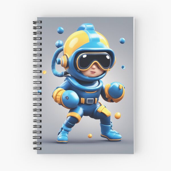 Item preview, Cute Diver Boxing Cartoon Vector Icon Illustration designed and sold by hjian8219.