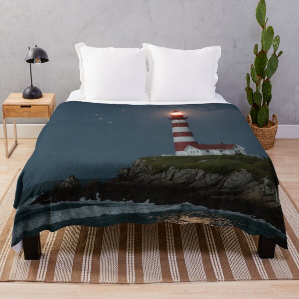 Item preview, Beacon of Freedom: Patriotic Lighthouse Under the Stars designed and sold by 4FlagsCreations.