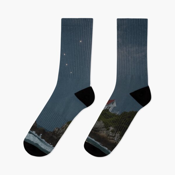 Item preview, Beacon of Freedom: Patriotic Lighthouse Under the Stars  designed and sold by 4FlagsCreations.