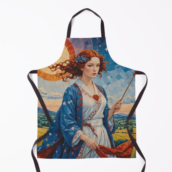 Item preview, Lady Liberty's Mosaic Sunrise  designed and sold by 4FlagsCreations.