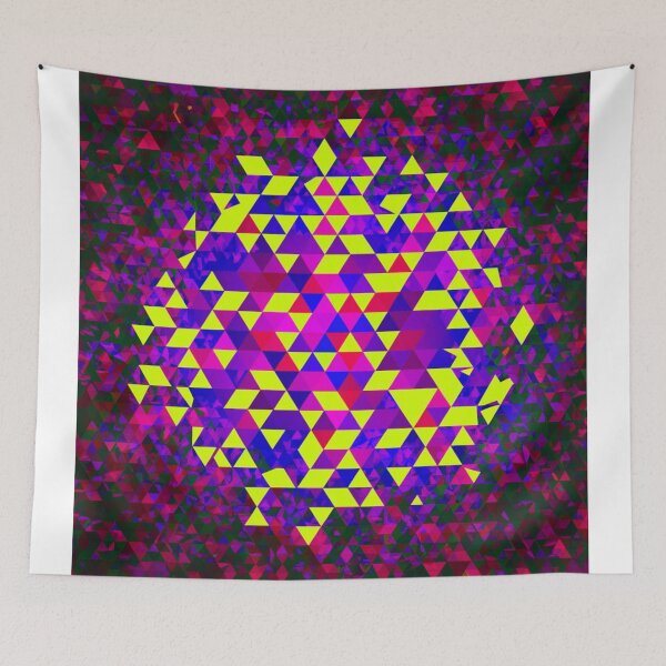 Item preview, "Vibrant triangles" designed and sold by anahimar1418.