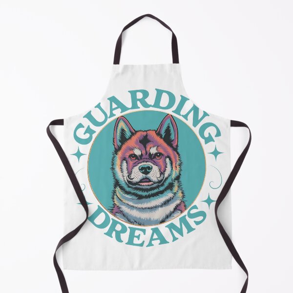 Item preview, Akita dog colorful mustache designed and sold by Animalistawear.