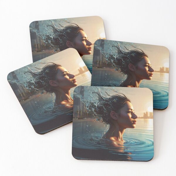 Item preview, “Dawn Dip: Ripples in the City designed and sold by KilianSzmid.