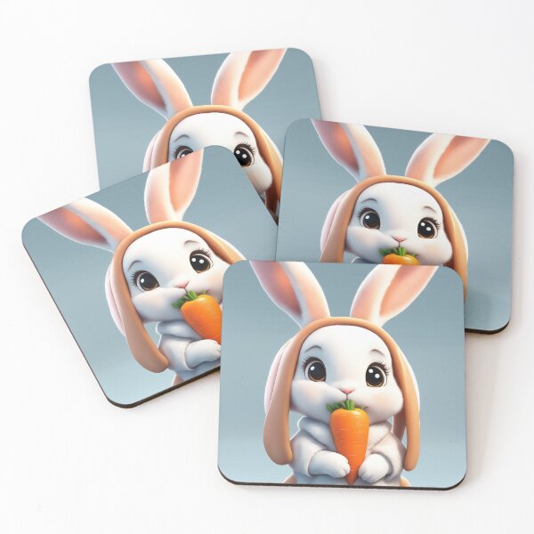 Item preview, Cute Rabbit Holding Carrot Cartoon Vector Icon Illustration designed and sold by hjian8219.