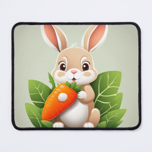 Item preview, Cute Rabbit Holding Carrot Cartoon Vector Icon Illustration designed and sold by hjian8219.