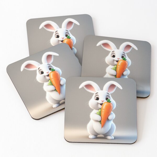 Item preview, Cute Rabbit Holding Carrot Cartoon Vector Icon Illustration designed and sold by hjian8219.