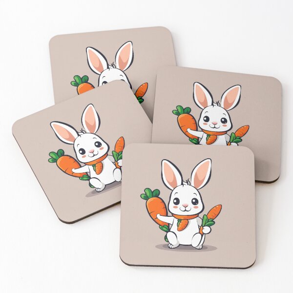 Item preview, Cute Rabbit Holding Carrot Cartoon Vector Icon Illustration designed and sold by hjian8219.
