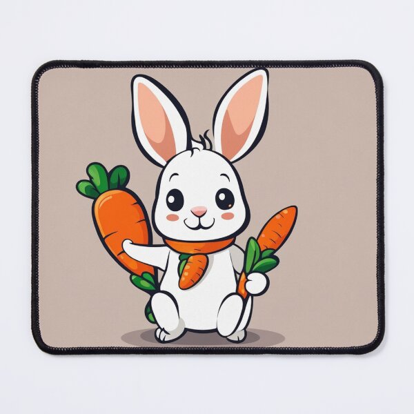 Item preview, Cute Rabbit Holding Carrot Cartoon Vector Icon Illustration designed and sold by hjian8219.