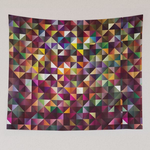 Item preview, "Vibrant triangles 3" designed and sold by anahimar1418.