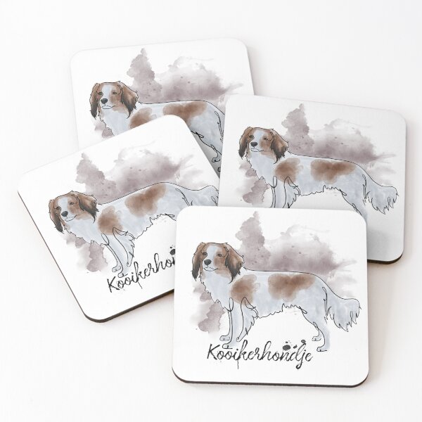Item preview, Kooikerhondje Watercolor designed and sold by Spinyflowerart.