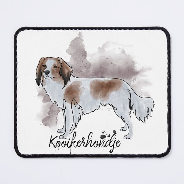 Item preview, Kooikerhondje Watercolor designed and sold by Spinyflowerart.