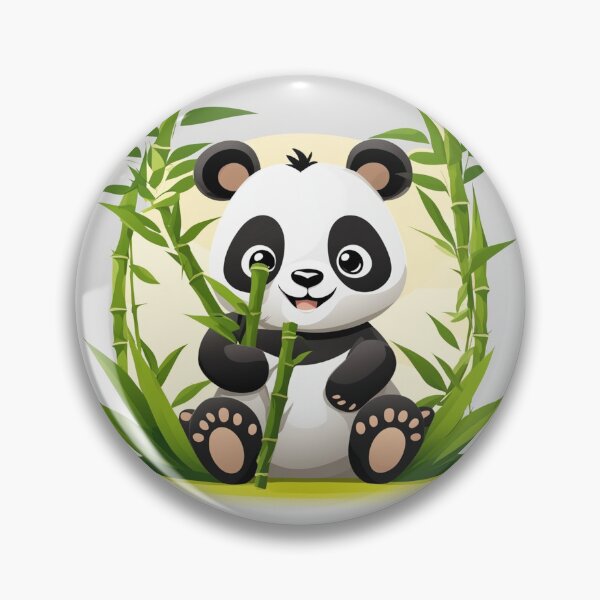 Item preview, Cute Panda Holding Bamboo Cartoon Vector Icon Illustration designed and sold by hjian8219.