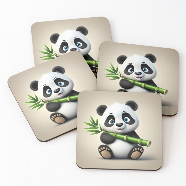 Item preview, Cute Panda Holding Bamboo Cartoon Vector Icon Illustration designed and sold by hjian8219.