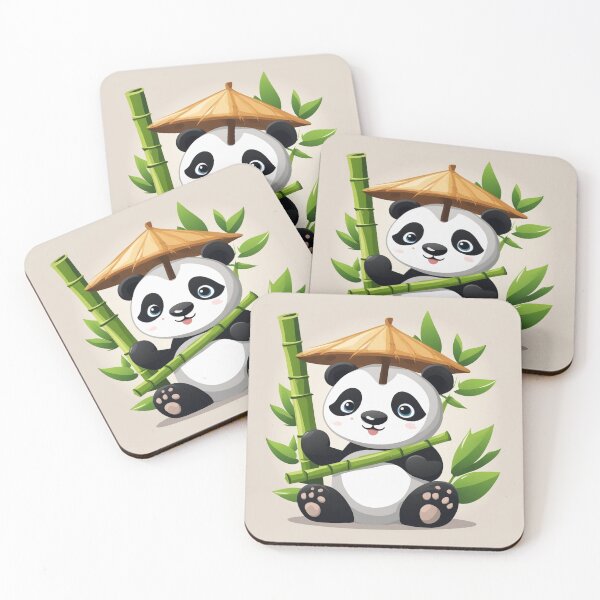 Item preview, Cute Panda Holding Bamboo Cartoon Vector Icon Illustration designed and sold by hjian8219.