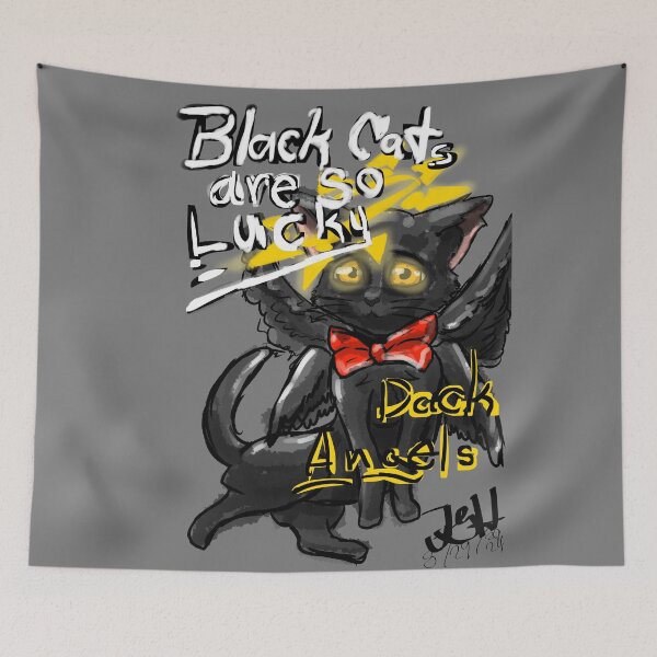 Item preview, Black cats are so lucky designed and sold by nekoandwolf1.