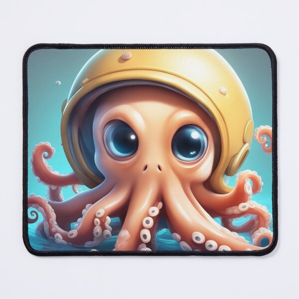 Item preview, Cute Octopus Riding Submarine Cartoon Vector Icon Illustration designed and sold by hjian8219.