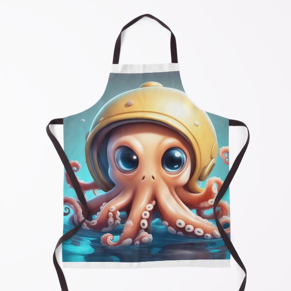 Item preview, Cute Octopus Riding Submarine Cartoon Vector Icon Illustration designed and sold by hjian8219.