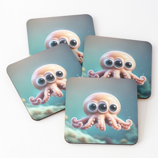 Item preview, Cute Octopus Riding Submarine Cartoon Vector Icon Illustration designed and sold by hjian8219.
