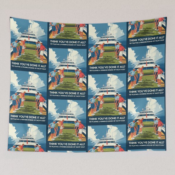 Item preview, Yacht Golf (Think You've Done It All?) designed and sold by Trulyfunky.