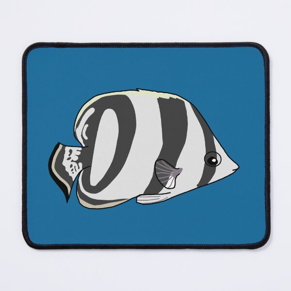 Item preview, Banded Butterfly fish designed and sold by Leapingdoe.