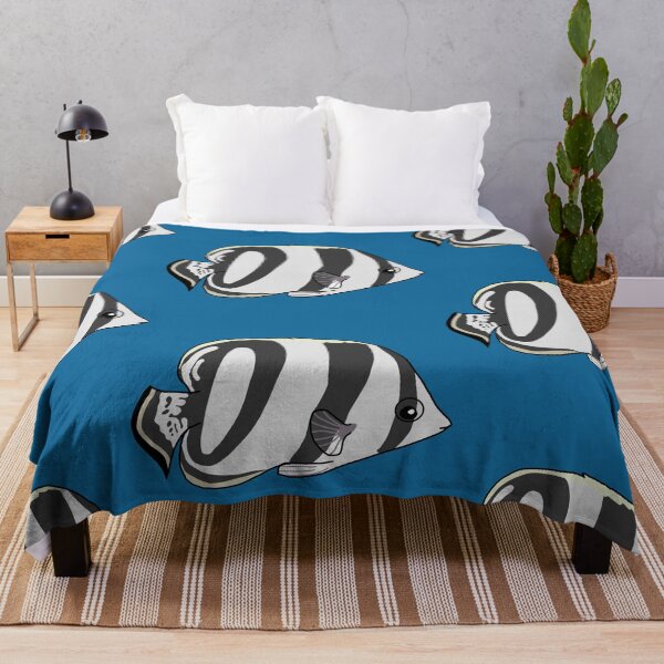 Item preview, Banded Butterfly fish designed and sold by Leapingdoe.