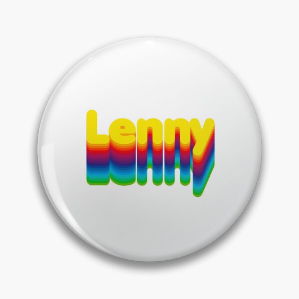 Item preview, Rainbow Layers Lenny Name Label  designed and sold by NafilNafiz.