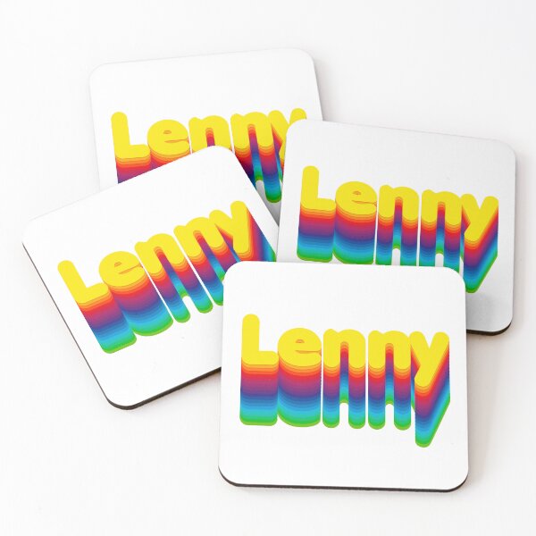 Item preview, Rainbow Layers Lenny Name Label  designed and sold by NafilNafiz.