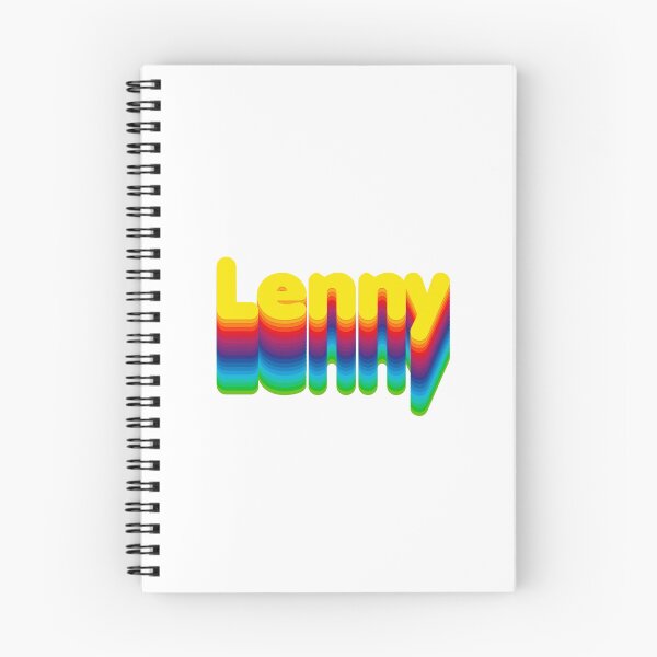 Item preview, Rainbow Layers Lenny Name Label  designed and sold by NafilNafiz.